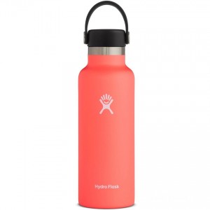 Hydro Flask 18oz Standard Mouth Water Bottle Hibiscus for Sale