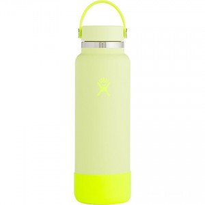 Hydro Flask 40oz Wide Mouth Water Bottle Prism Pop Lemonade on Sale