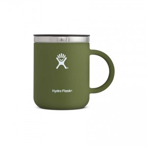 Hydro Flask 12oz Coffee Travel Handle Mug Olive on Sale
