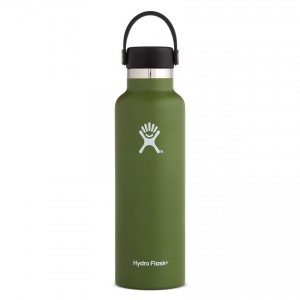 Hydro Flask 21oz Standard Mouth Water Bottle Olive Discount