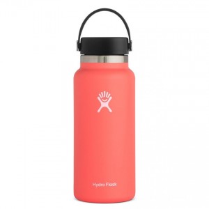 Hydro Flask 32oz Wide Mouth Bottle Hibiscus Discount