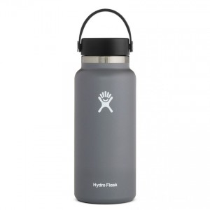 Hydro Flask 32oz Wide Mouth Bottle Stone Discount