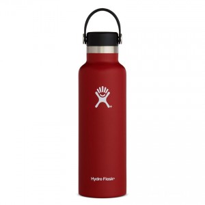 Hydro Flask 21oz Standard Mouth Water Bottle Lychee Red Discount